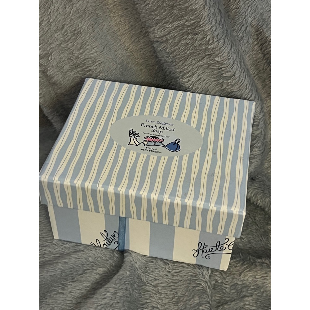 2004‎ Simple Pleasures French Milled Soap Gift Set Sleep Mask Pure Elegance